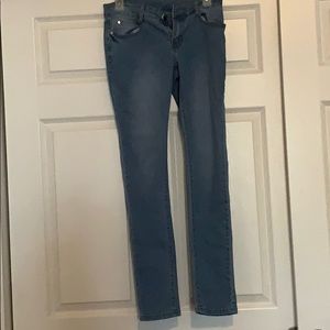 FashionNova light blue jeans